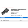 thumbnail image 2 of Knock Sensor - Compatible with 2004 - 2008 Toyota Solara 2005 2006 2007, 2 of 2