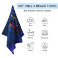 thumbnail image 6 of Characters Descendants Microfiber Beach Towel Soft Absorbent Quick-Dry Bath Towels 130x80cm for Kids And Adults for Bathroom Shower,Guests,Pool Swimming,Gym,Camp,Travel, 6 of 7