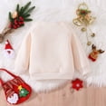 thumbnail image 4 of AUDeals Toddler Kids Christmas Sweatshirt - Letter Print Crew Neck Long Sleeve Pullover for Boys and Girls Holiday Outfit Wear, 4 of 8