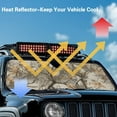 thumbnail image 5 of Uorisanigo Windshield Sun Shade,Camo Hunting Forest Shade Heat Shield for Jeep Wrangler,Windshield Cover,Sunshade Compatible with 2007-2023 Wrangler Rubicon Sahara TJ JK JKU 2 & 4 Door,1Pcs, 5 of 7