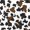 Brown White Black, variant on Manfei Retro Cow Print Twin Fitted Sheet 2 Pieces,Abstract Animal Spot Bedding,Black White Brown,1 Fitted Sheet and 1 Pillowcase