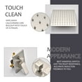 thumbnail image 5 of DUOSONG Brushed Nickel Shower System 10 Inch Brass Bathroom Deluxe Rain Mixed Shower Combination Set Wall Mounted Rain Shower Head System Shower Faucet Brushed Nickel brass Bath & Faucets, 5 of 6