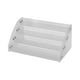 thumbnail image 2 of Caja de almacenamiento de cosméticos de acrílico, expositor de acrílico para botellas, cepillos y artículos de tocador. 4 capas transparentes, 2 of 9