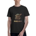 thumbnail image 1 of The Mandalorian T-shirts Graphiques pour Hommes - Col Rond à Manches Courtes Inspiré Rétro, Hauts en Coton d'Été, 1 of 8
