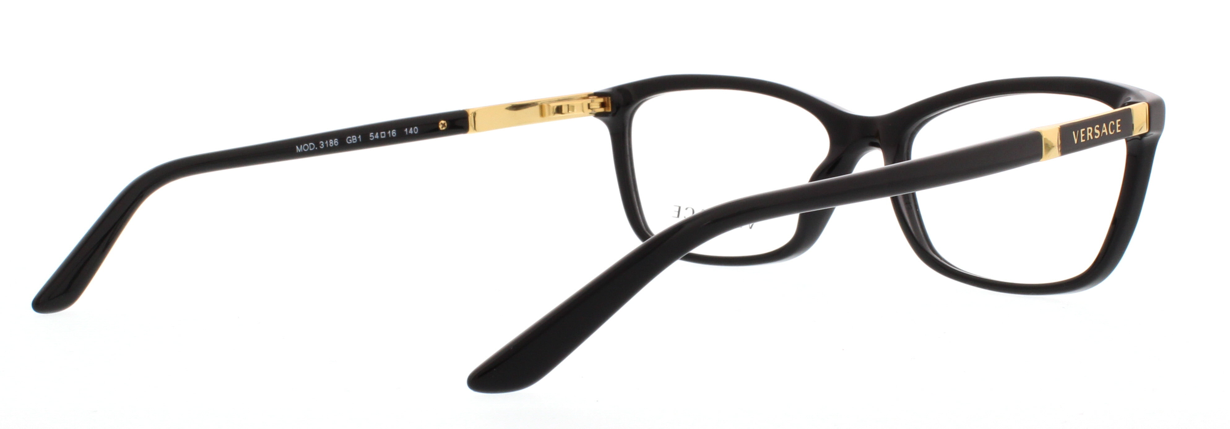 VERSACE Eyeglasses VE 3186 GB1 Black 