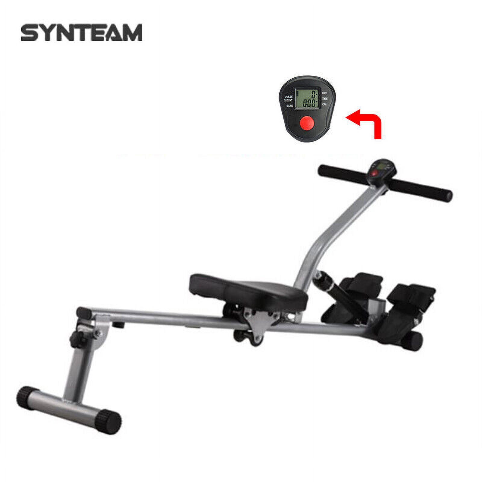 Hydraulic Rower Rowing Machine w/ Adjustable Incline & 12 resistance Cylinder