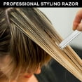 thumbnail image 6 of Hair Cutting Razor, Hair Razors For Cutting Hair Professional Styling Razor with Replacement Stainless Steel Blades for Salon/Home -11PCS Silver, 6 of 12