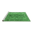 thumbnail image 2 of Ahgly Company Machine Washable Indoor Rectangle Persian Emerald Green Traditional Area Rugs, 3' x 5', 2 of 4