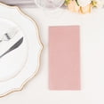 thumbnail image 6 of BalsaCircle 20 Dusty Rose Rectangular 17x12" Disposable Airlaid Paper Dinner Table Napkins Party Events Decorations, 6 of 8