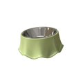 thumbnail image 1 of Cat Bowls Water Skirt Hem Shell and Non Slip Food Bowl Cute for Pet Supplies Green, 1 of 8