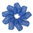 thumbnail image 4 of 9x Fundas para cabezas de hierro de golf Fundas para cabezas de palos de golf Fundas para cuñas de golf Protectores de palos de golf para Azul, 4 of 8