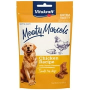 Vitakraft Meaty Morsels Mini Chicken Recipe with Sweet Potato Dog Treat [Dog, Treats Packaged] 4.2 oz