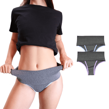 VIÉRE - Pack of 2 High Waisted Double-Thread Women s Panties - Lingerie - Underwear Women - Shapewear  Body Shaper For Women  Postpartum Underwear - Extra Large