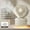 White, variant on ZToonmas Fan 2025 Desktop Small Fan Shaking Head Usb Mini Convenient for Home and Office Charging Portable Atomization Fan