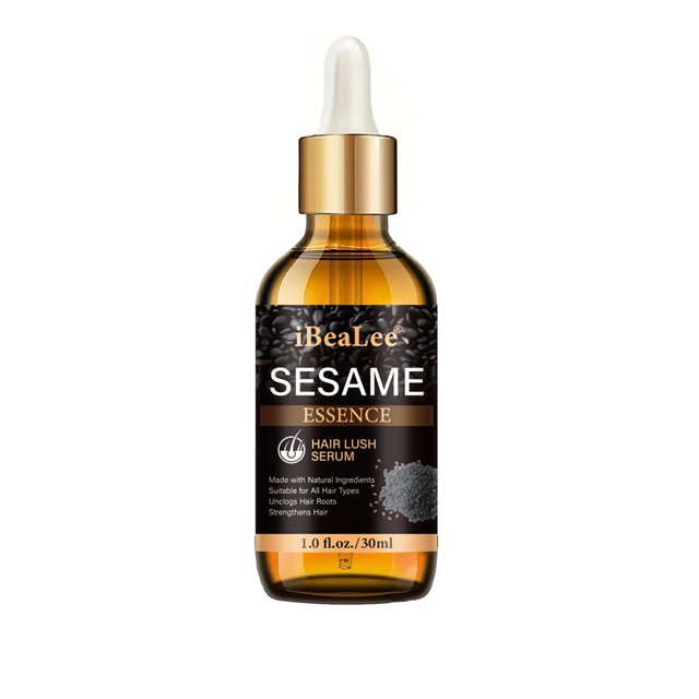 IBeaLee Black Sesame Hair Growth Liquid for Strong and Moisturizing Hair Roots, Improving Anti Hair Loss, Strengthening and Firming Hair, Essential Oil for Tightening Hair