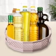 thumbnail image 2 of tredstone Anti-Skid Turntable Spice Rack Bathroom Storage Tray Organizer Container Pink L, 2 of 8