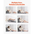 thumbnail image 4 of VEVOR Orthopedic Bed Wedge Pillow 3 Pcs Adjustable for Back Leg Neck GERD Sleep, 4 of 9