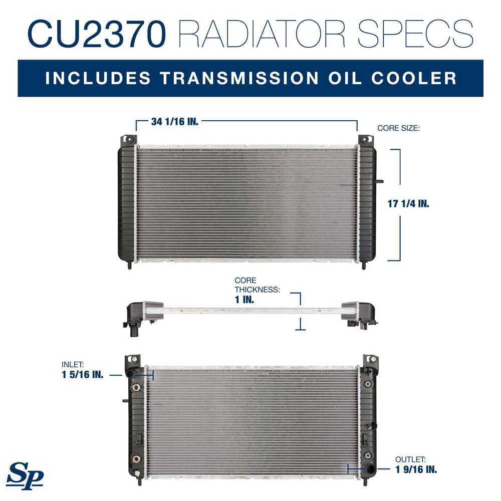 Spectra Premium Mobility Solutions CU2370 Radiator