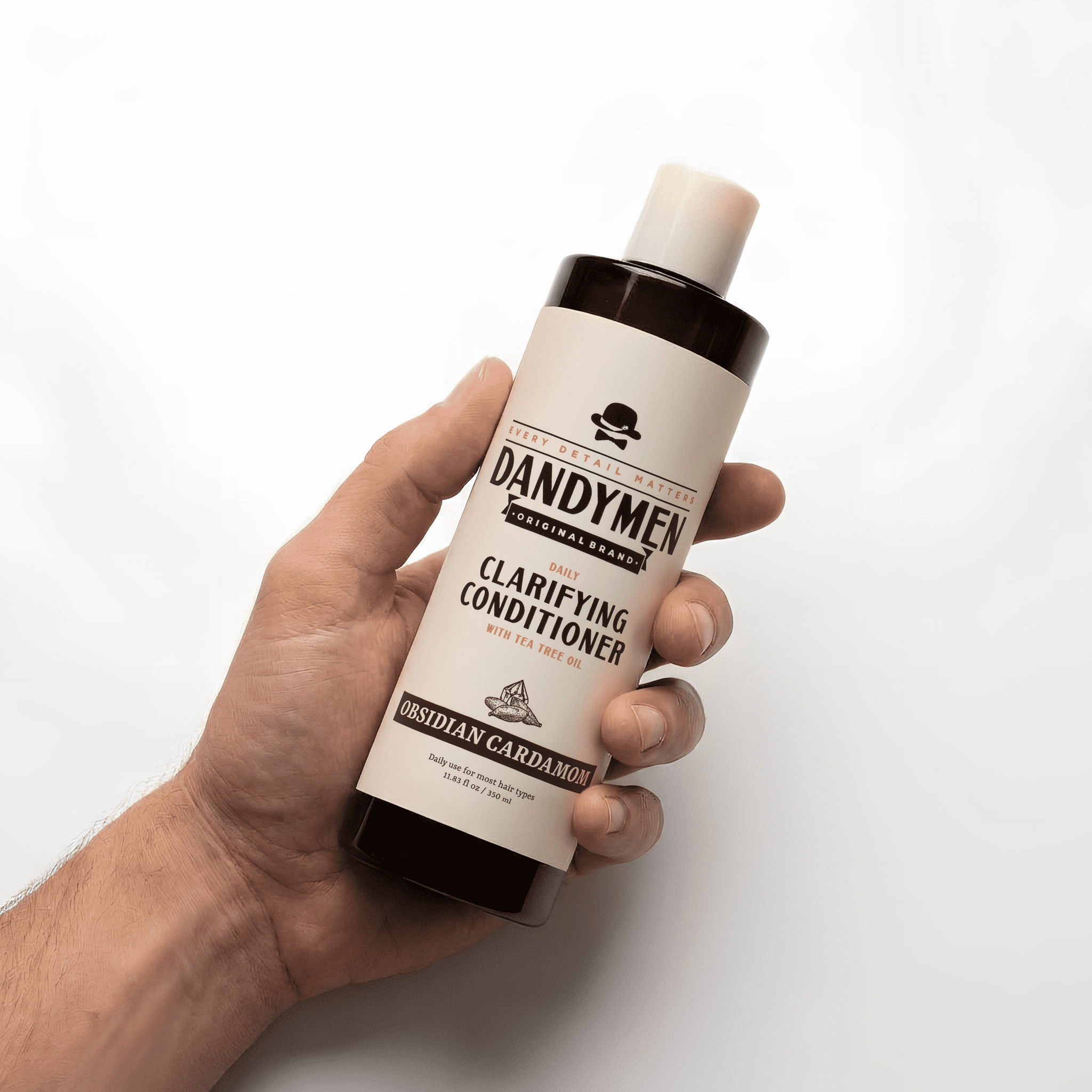 DANDYMEN COLLECTION Daily Use Clarifying Conditioner 11.83 fl oz Obsidian Cardamom