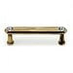 Alno C214-35-PA Swarovski Crystal 3-1/2" Cabinet Crystal Pull Polished Antique