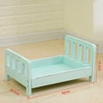 thumbnail image 1 of Baby Wooden Bed Gift Photo Prop Posing Portable Durable Photography Shotting(Brown), 1 of 4