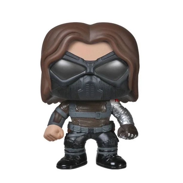 2025 FUNKO POP Capitán América Soldado de Invierno #43 #44 Viuda Negra #42 Figuras de acción de vinilo Muñecas Juguetes para niños Regalos Modelos