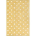 thumbnail image 2 of Unique Loom Whimsy Kids Collection Area Rug - Stars (5' 3" x 8' Rectangle Soft Yellow/Ivory), 2 of 9