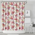 thumbnail image 2 of Waterproof Pioneer Shower Curtain 72x84 Inch Polyester Unique Cute Floral Shower Curtain for Bathroom Hotel Home Decor with 12 Plastic Hooks, 2 of 5
