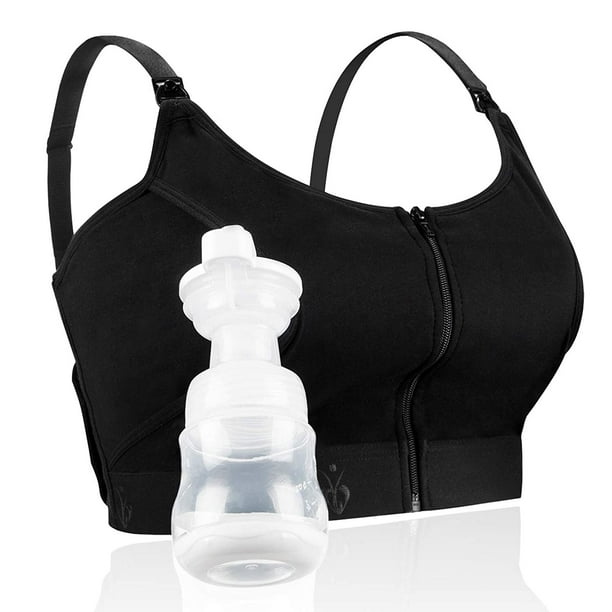 Portable Pumping Bra Adjustable Zipper Nursing clothes,for breast feeding, pumping 