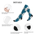 thumbnail image 5 of Lsque Nurse Doctor Gnomes Pattern Sport Compression Socks for Men & Women 15-20 mmHg Knee High Nurse Pregnant Running Medical and Travel Athletic, 5 of 6