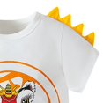 thumbnail image 4 of adviicd Chemises Garçons T-Shirt Col Rond Manches Courtes pour Enfants Bébé Blanc,110, 4 of 4