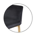 thumbnail image 2 of SILLON OCASIONAL TÁVEL  ALTO VELVET NEGRO PATAS GOLD, 2 of 3