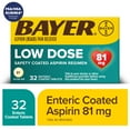 thumbnail image 4 of (2 pack) Aspirin Regimen Bayer Low Dose Pain Reliever Enteric Coated Tablets, 81mg, 32 Count, 4 of 9