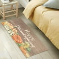 thumbnail image 5 of SKYSONIC Thanksgiving Pumpkins Soft Runner Rug Washable Non-Slip Room Rug Hallway Rug Runner for Entryway,Hallway,Bathroom,and Kitchen,39x20In, 5 of 7
