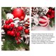 thumbnail image 2 of Navidad De 60Cm/90Cm, Corona De Conos De Pino De Frutas Rojas De Navidad, Decoraciones Para El Hogar, Vacaciones, Bodas, Chimenea De Pared, Corona Scienceny HA044209-01, 2 of 6