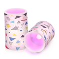 thumbnail image 7 of Yayeee Flameless Candles with Remote Flickering Battery Operated Multi Color Changing, Retro Triangles, 7 of 7