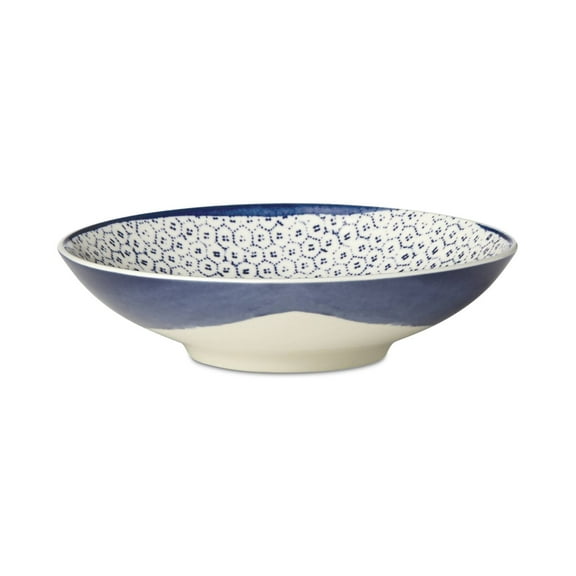 Lenox Market Place Place Setting Bowl, White/Blue, 7.5”