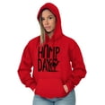 thumbnail image 4 of Hump Day Funny Camel Office Workout Unisex Plus Fleece Graphic Hoodie Brisco Brands 2X, 4 of 5