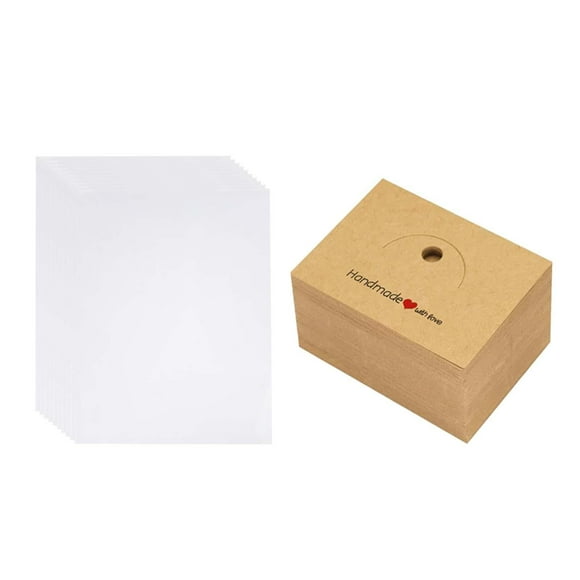 Esquirla Jewelry Packaging Bags Fashion Folded Card Head Bags for Package Accessories Brown