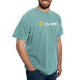thumbnail image 4 of CafePress - U.S. Army® White And Gold Horizontal Logo T Shirt - Mens Comfort Colors Shirt, 4 of 5