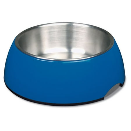 Petmate Stainless Steel Bown in Blue, Medium