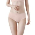 thumbnail image 2 of 100% Cotton Underwear Fashion Women's Breathable Soft Stretchy Panties Underwear With Belly Briefs Women's Panties, 2 of 3