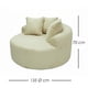 thumbnail image 2 of Ilios Innova | Sillón Circular Forli Beige, Sillón de Descanso Extra Grande con 3 Cojines, Tela Chenille Acanalada Suave, Estructura de Memory Foam, 2 of 9