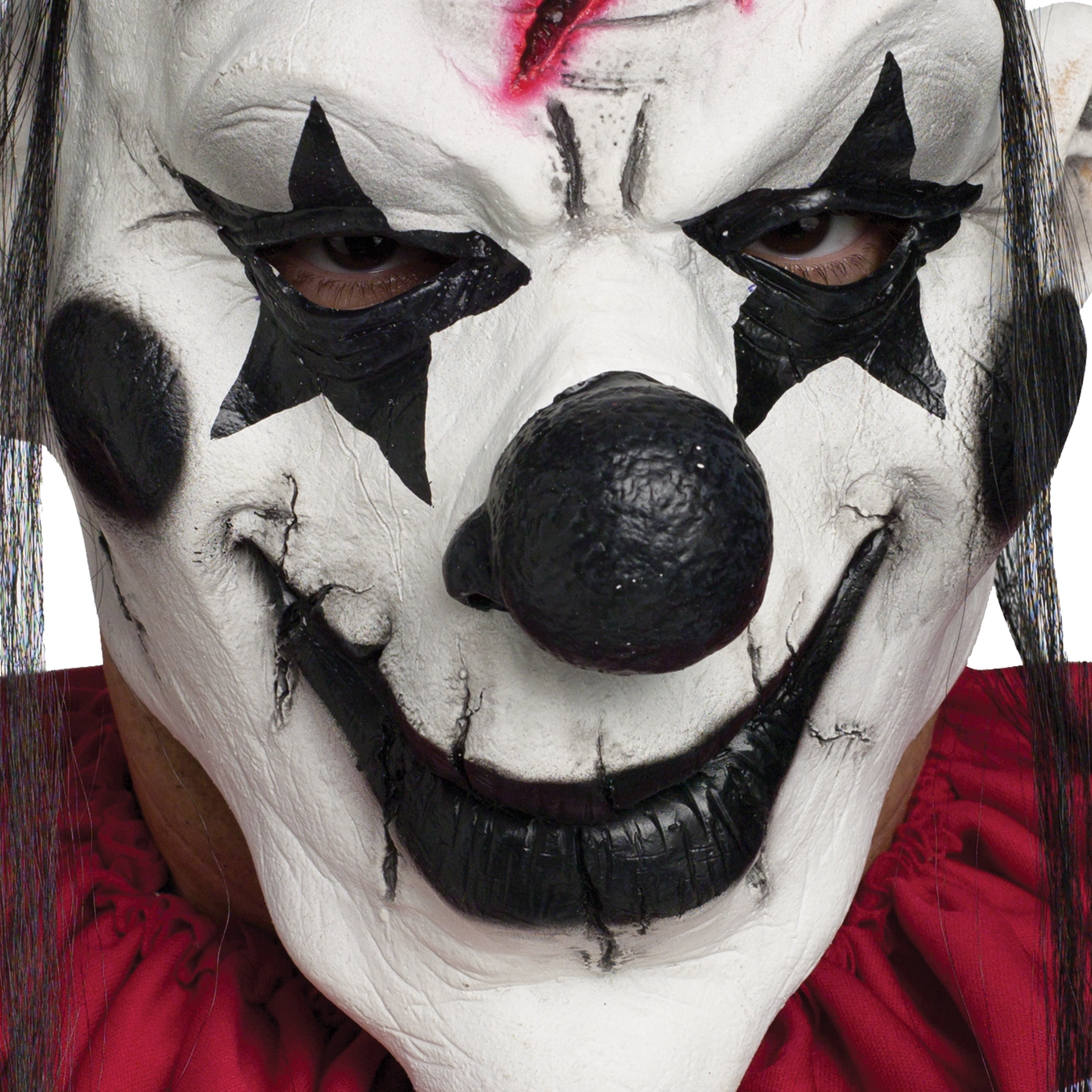Horror Clown Mask Costume Accessory for Adults, Multicolor, Halloween by Way To Celebrate