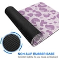 thumbnail image 6 of Long Mouse Pads for Desk,Pink and Purple Of Leopard Print Desk Mats on Top Of Desks, Desk Mouse Pad Extra Large with 3mm Non-Slip Base and Stitched Edge for Gaming,Office,Work,Home 47.3"x23.6", 6 of 6