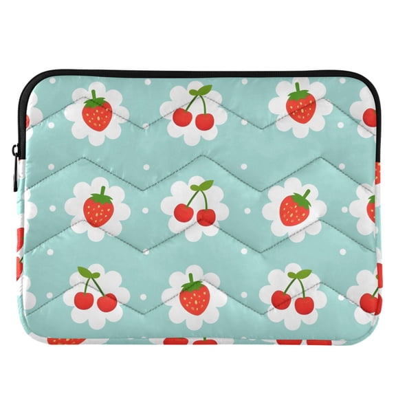 ALAZA Cherry Strawberry Pattern Laptop Sleeve Case for 13-14 Inch Computer Cover Bag Medium