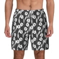 thumbnail image 2 of Picia Tulips Flowers pattern Mens Swim Trunks with Compression Liner Stretch Beach Shorts Quick Dry with Zipper Pockets No-Chafing Board Shorts-Small, 2 of 9