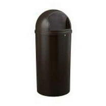 Rubbermaid 817088Bro Marshal Classic Container, Round, Polyethylene, 25Gal, Brown