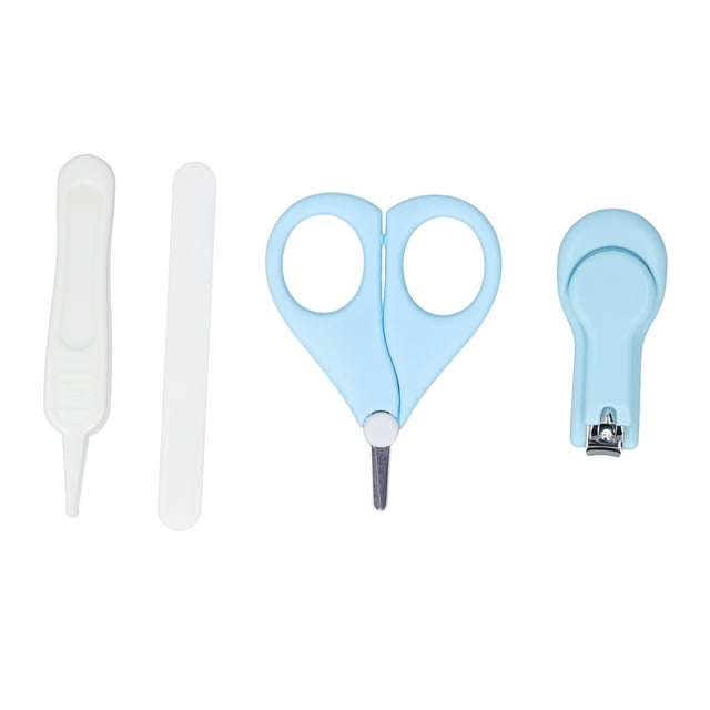 Kit de Unas para Bebés, Juego de Lizas de Unas para Bebés CAJA de Almacenamiento A Prueba de Polvo de Acero inoxidable Cuidado Seguro Evite lesiones accidentales para el