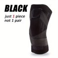 thumbnail image 1 of 1pc Compression Knee Brace - Knee Support for Volleyball, Running, Soccer - Choose One Size Larger for Better Fit, 1 of 6